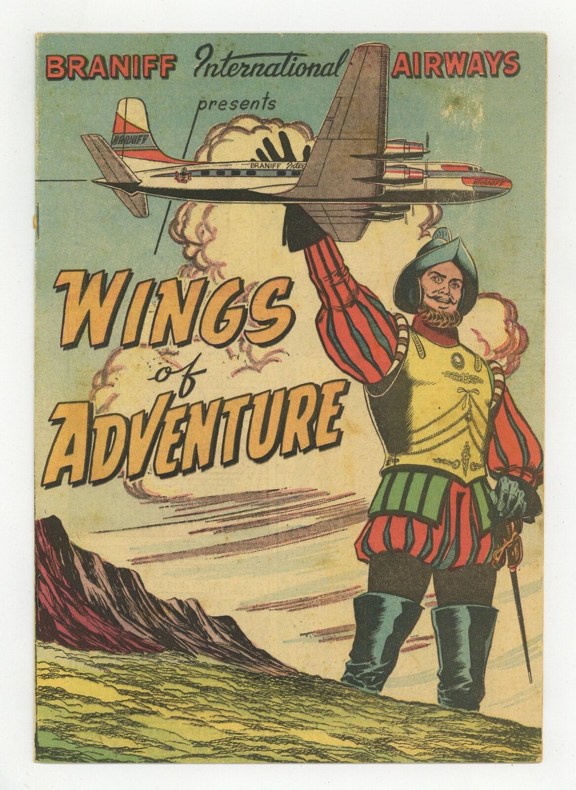Wings of Adventure Braniff Promo #0 VG+ 4.5 1956