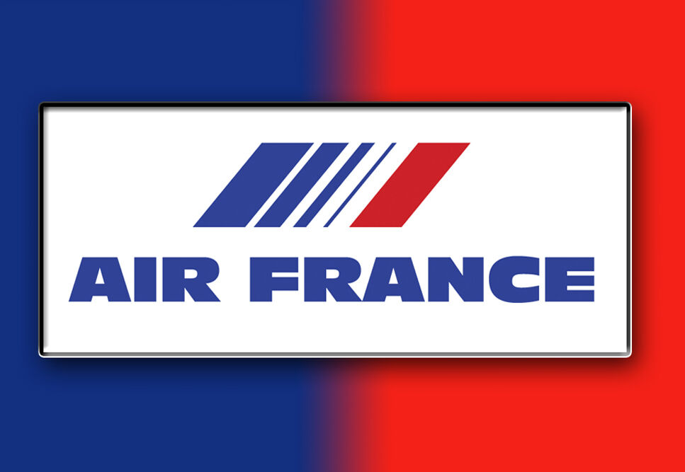 Air France Airlines Logo Handmade 3.25\