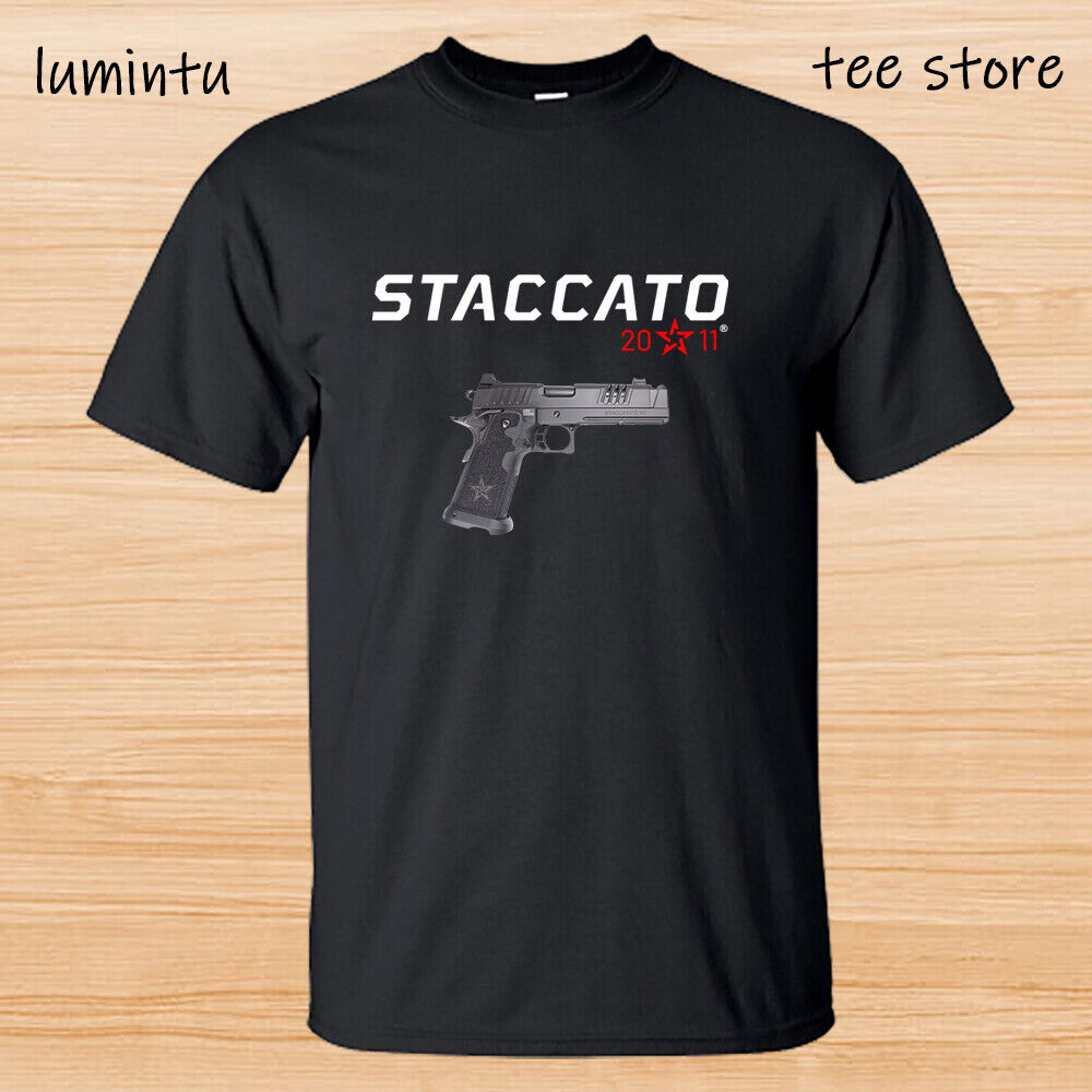 Staccato 2011 Firearms T-Shirt Logo Men's Size S to 5XL