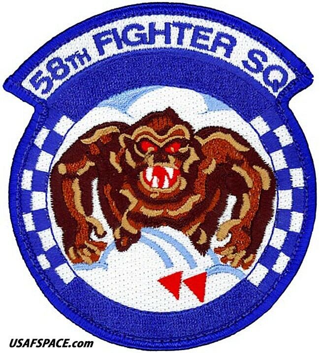 USAF 58th FIGHTER SQ –58 FS- F-35 LIGHTNING - Eglin AFB, FL - ORIGINAL VEL PATCH