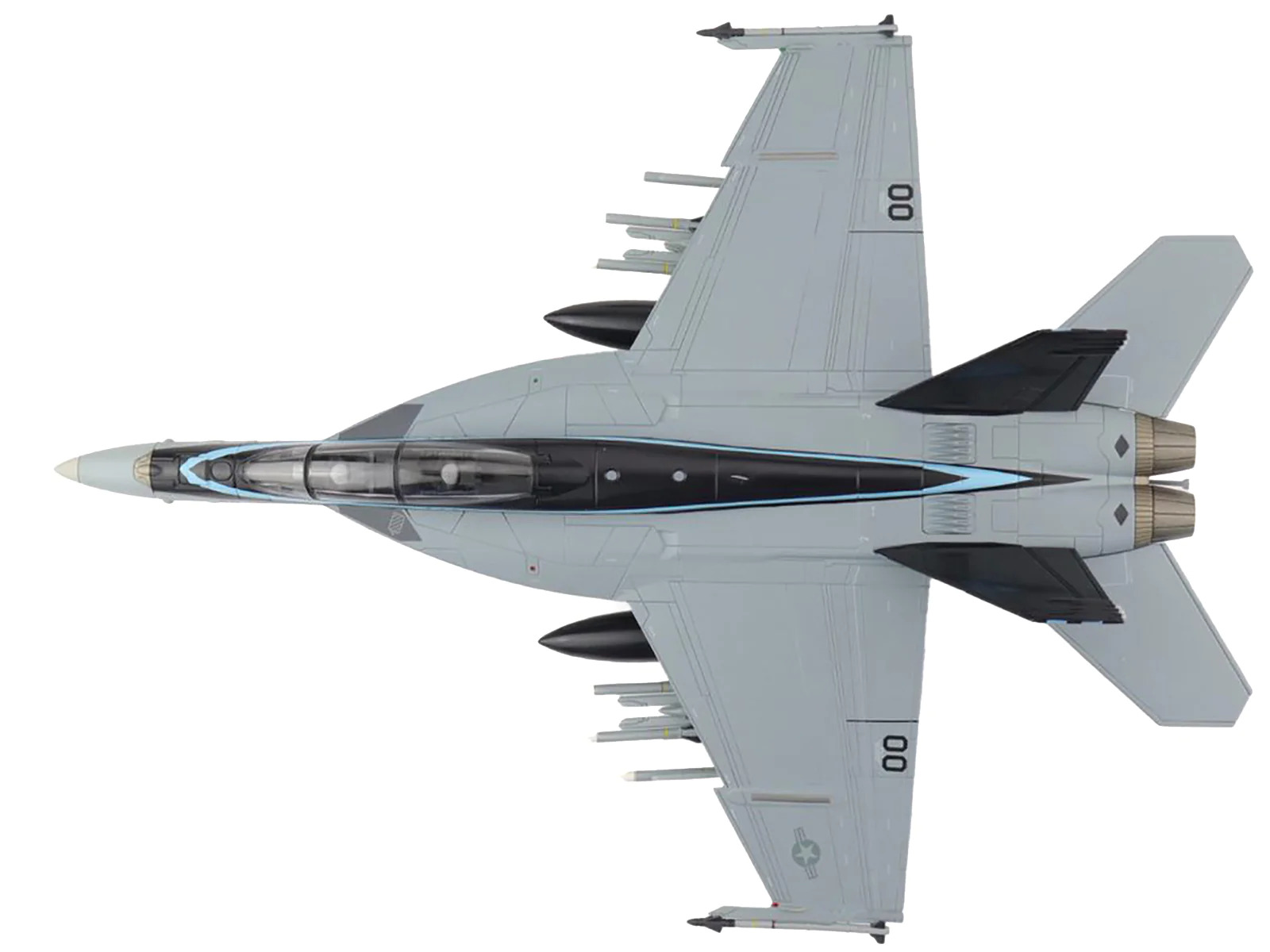 McDonnell Douglas F/-18F Hornet TopGun 50th Scheme NAWDC 1/72 Diecast Model