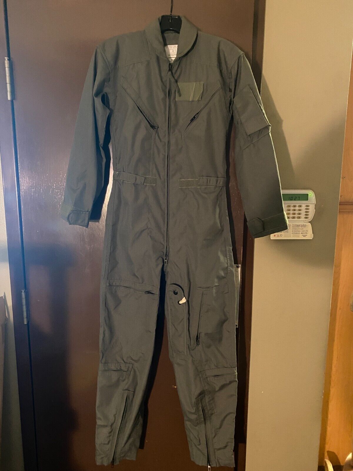 GI Issue Summer Flight Suit, CWU-27/p Flyers Coveralls 32S NSN# 8415-01-043-8376