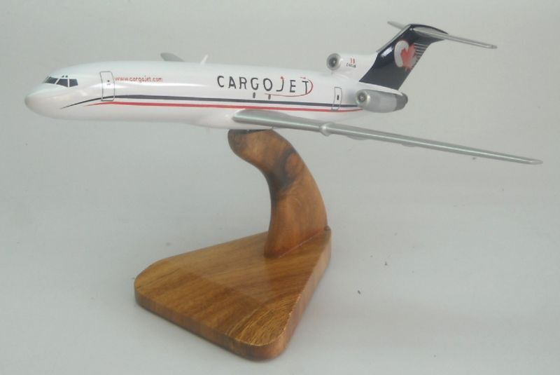 B-727 Cargojet Airways Canada Airplane Desk Wood Model Small New