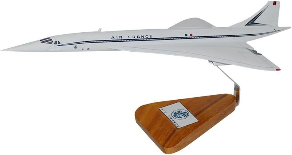 Air France Aérospatiale BAC Concorde Old Livery Desk Top 1/100 Model SC Airplane