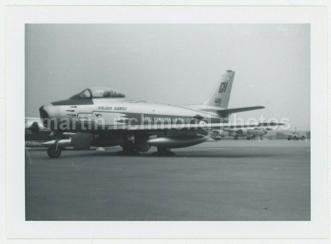 RCAF Golden Hawkes Canadair Sabre Photo, HE769