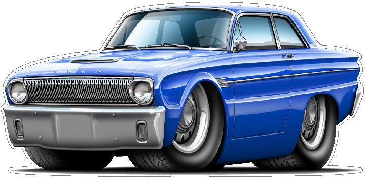1962 Ford Falcon 260 XL 4ft Long Wall Graphic Decal Sticker Man Cave Decor Boys