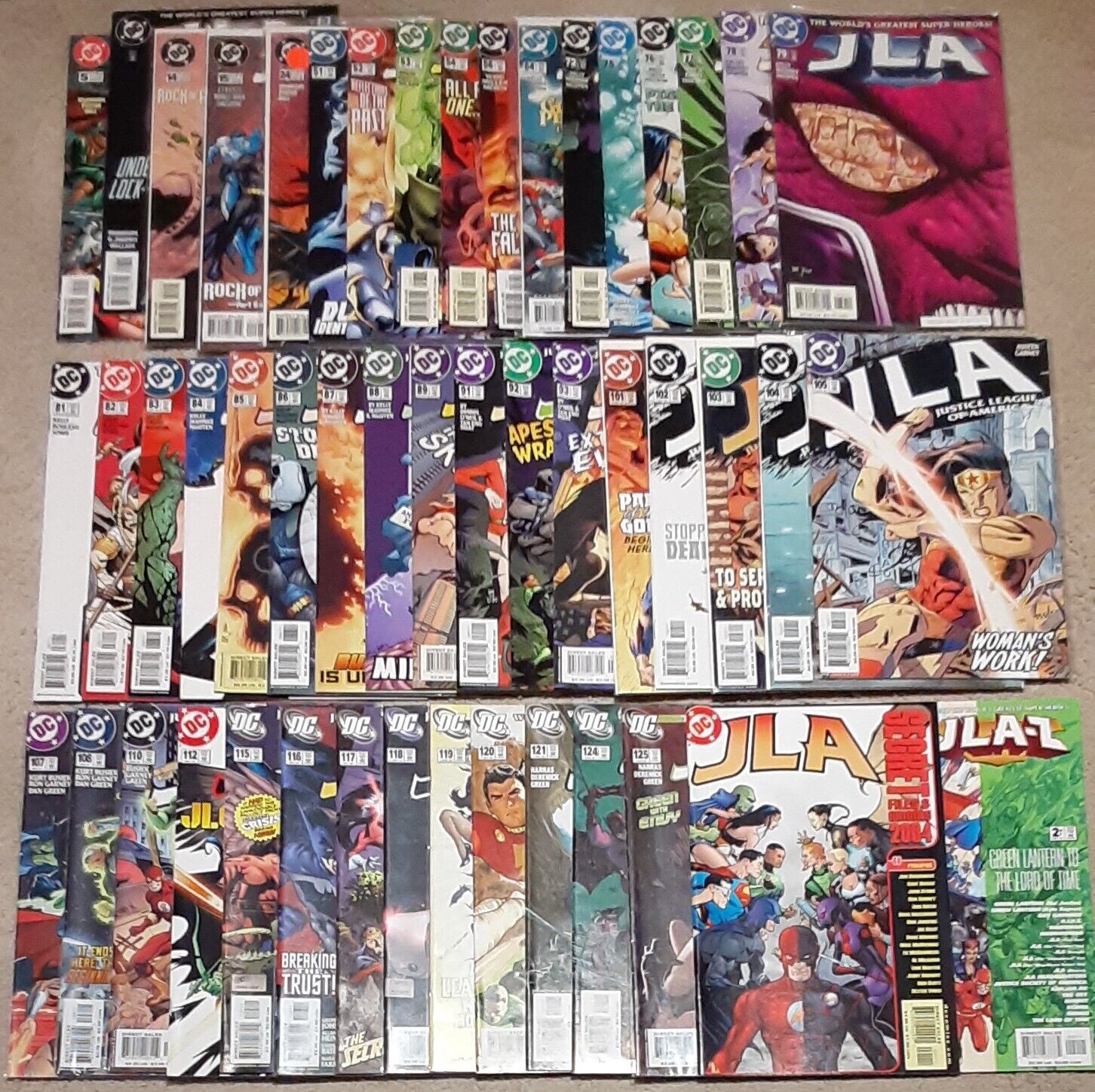 JLA Vol 1 #5-125 (49-Comic Lot) VF/NM 1997 DC See Pics For Included Issues