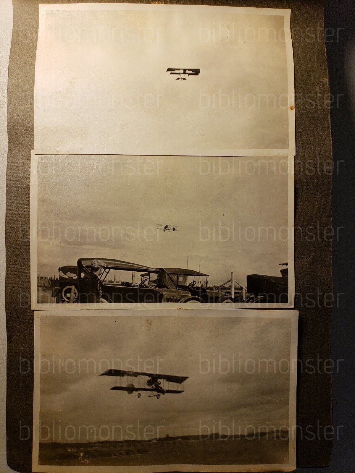 1916 BOEING 1ST TEST PILOT AVIATION PHOTO ALBUM HERB MUNTER SEATTLE WA AIRCRAFT
