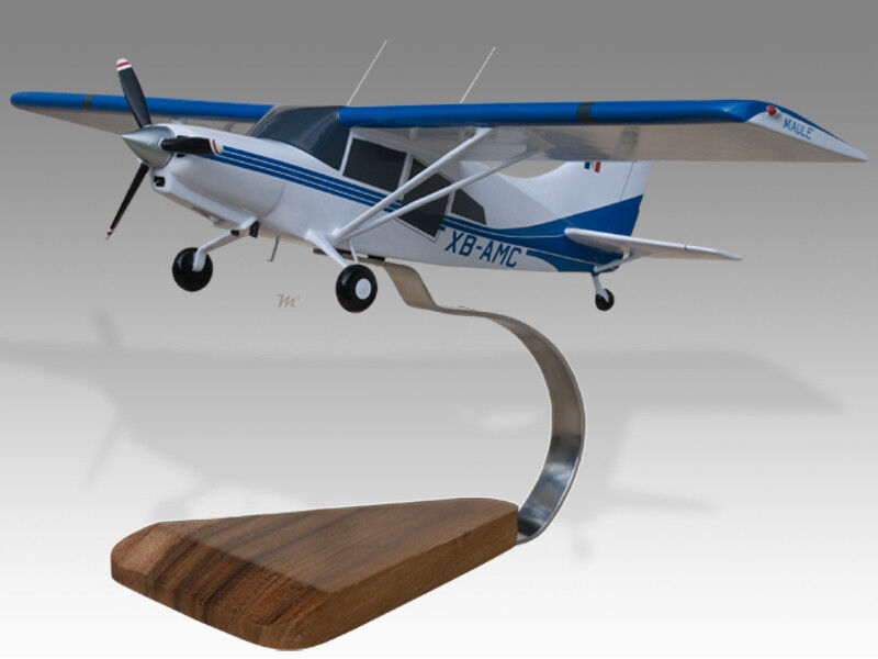 Maule M7-235C Solid Kiln Dried Mahogany Wood Replica Airplane Desktop Model