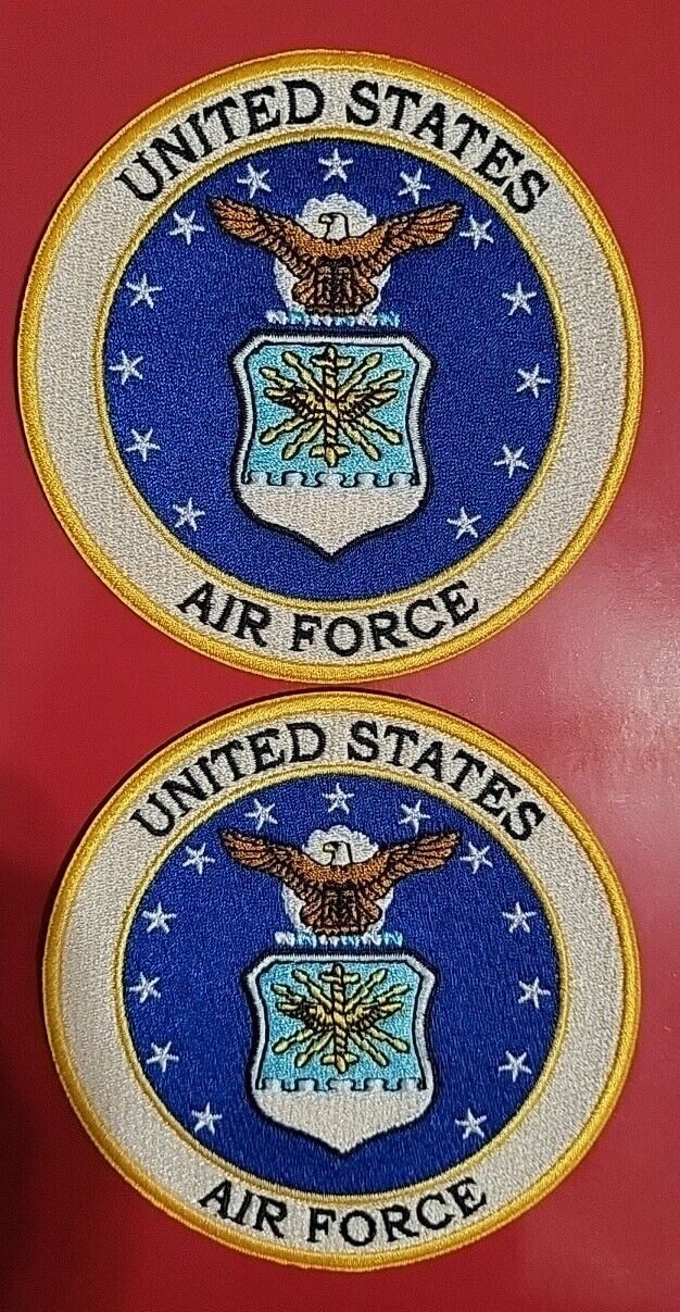UNITED STATES US AIR FORCE EMBROIDERED PATCH 4 INCHES Pack Of 2