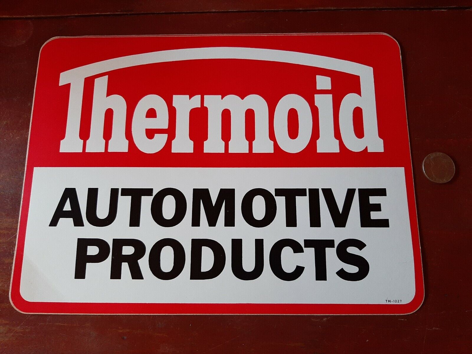 NOS VINTAGE Thermoid AUTOMOTIVE Products DRAG RACE HOT ROD DECAL STICKER BIG
