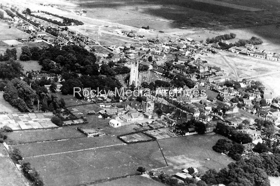utc-30 An Aerial View of Lydd, Kent. Photo