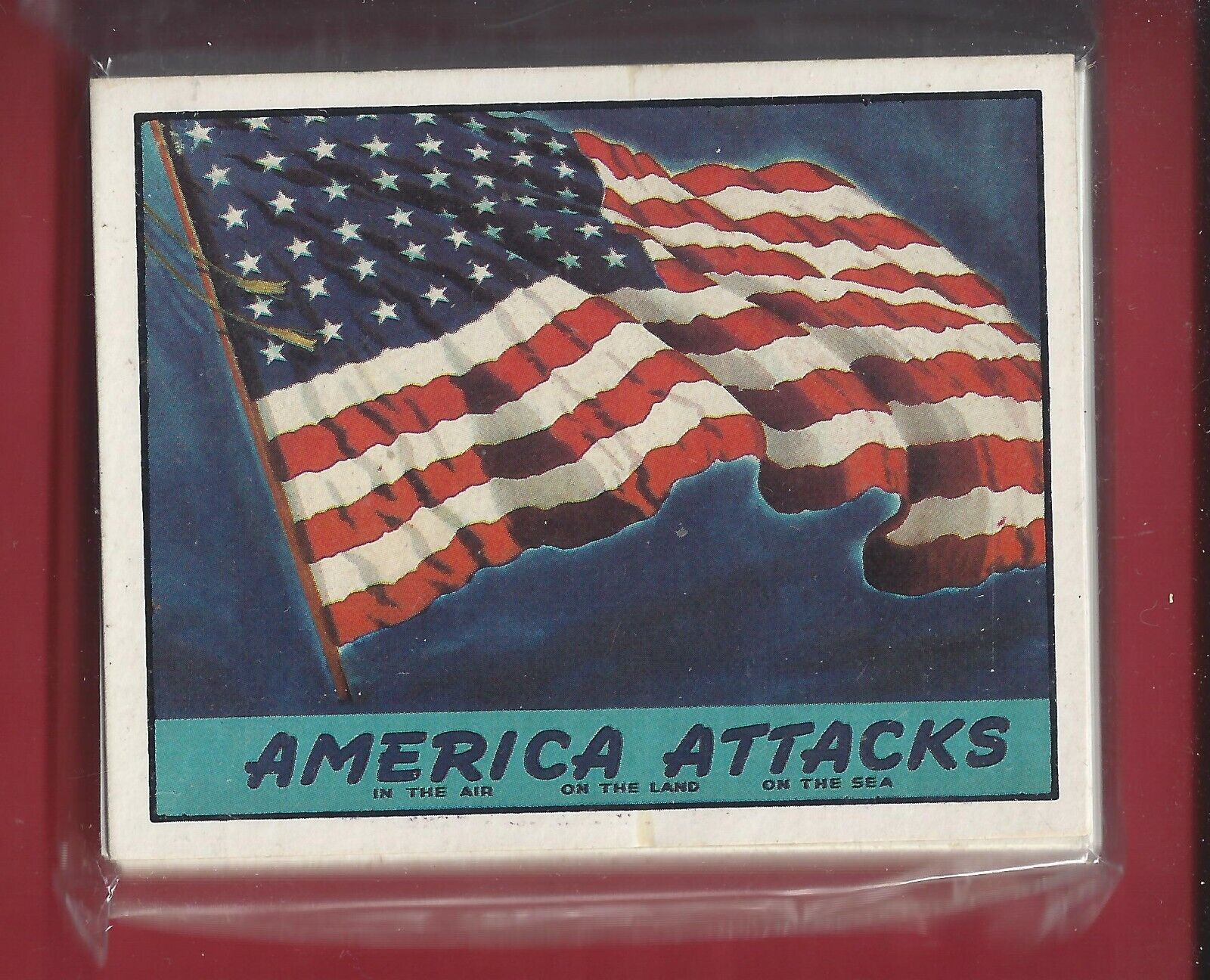 1983 WTW Productions America ATTACKS Reprint Card SET 25 SET  nm to m