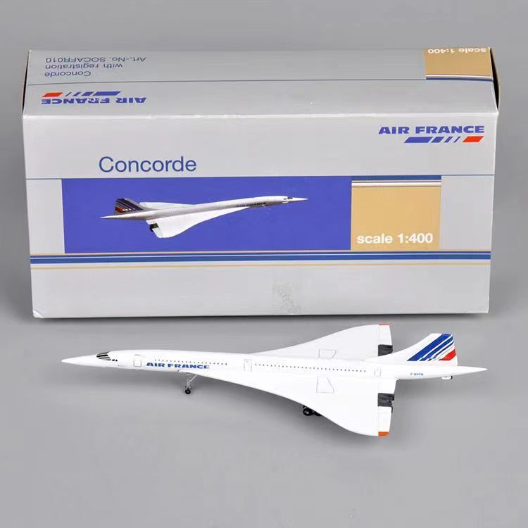 French Concorde metal model 1:400 Air France 1976-2003 Decoration gift