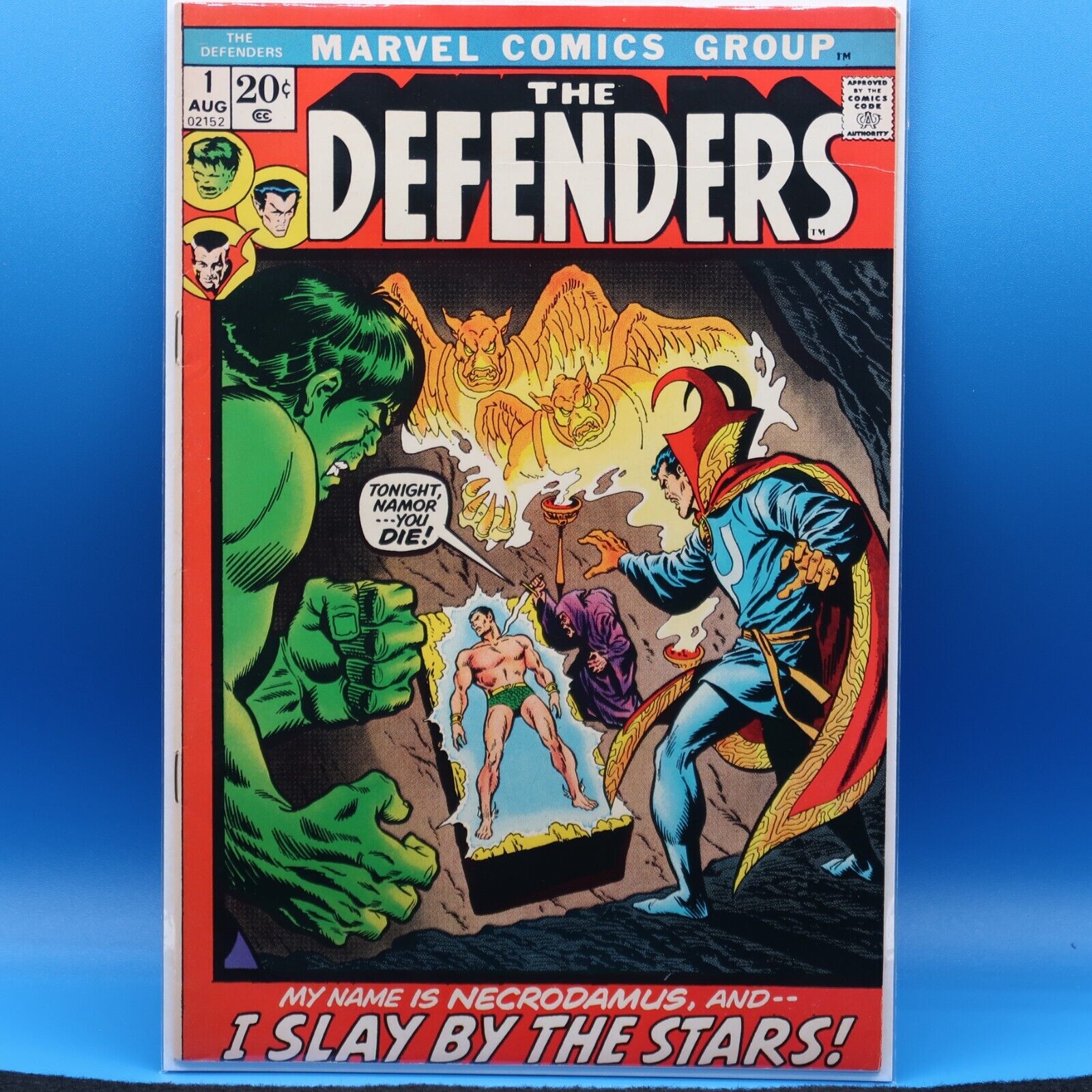 The Defenders #1 -🔑1st App. of Necrodamus-🗝️1st Issue of Self-titled Series VF