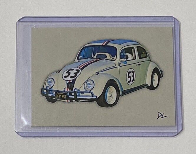 Herbie The Love Bug Limited Edition Artist Signed Trading Card 2/10