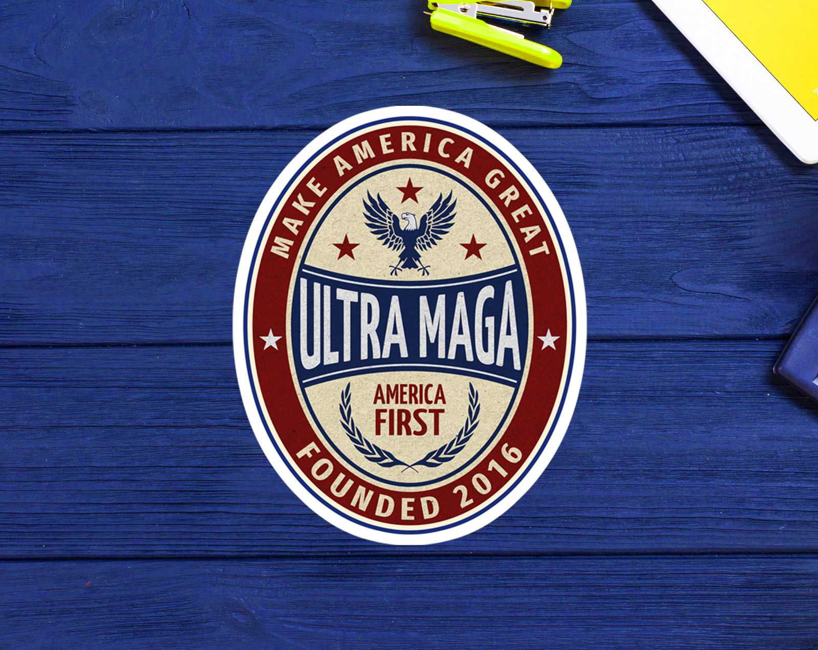 Ultra MAGA Joe Biden Donald Trump Sticker Decal Vinyl 4\
