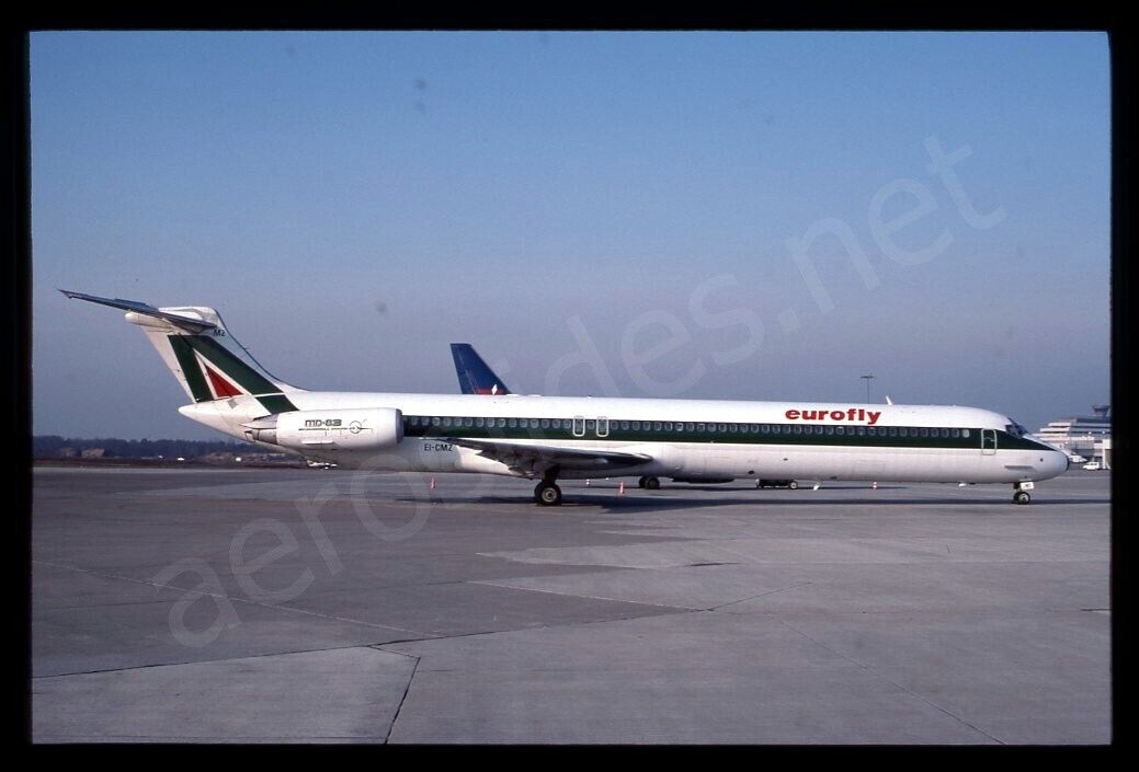 Eurofly McDonnell Douglas MD-83 EI-CMZ No Date Kodachrome Slide/Dia A18