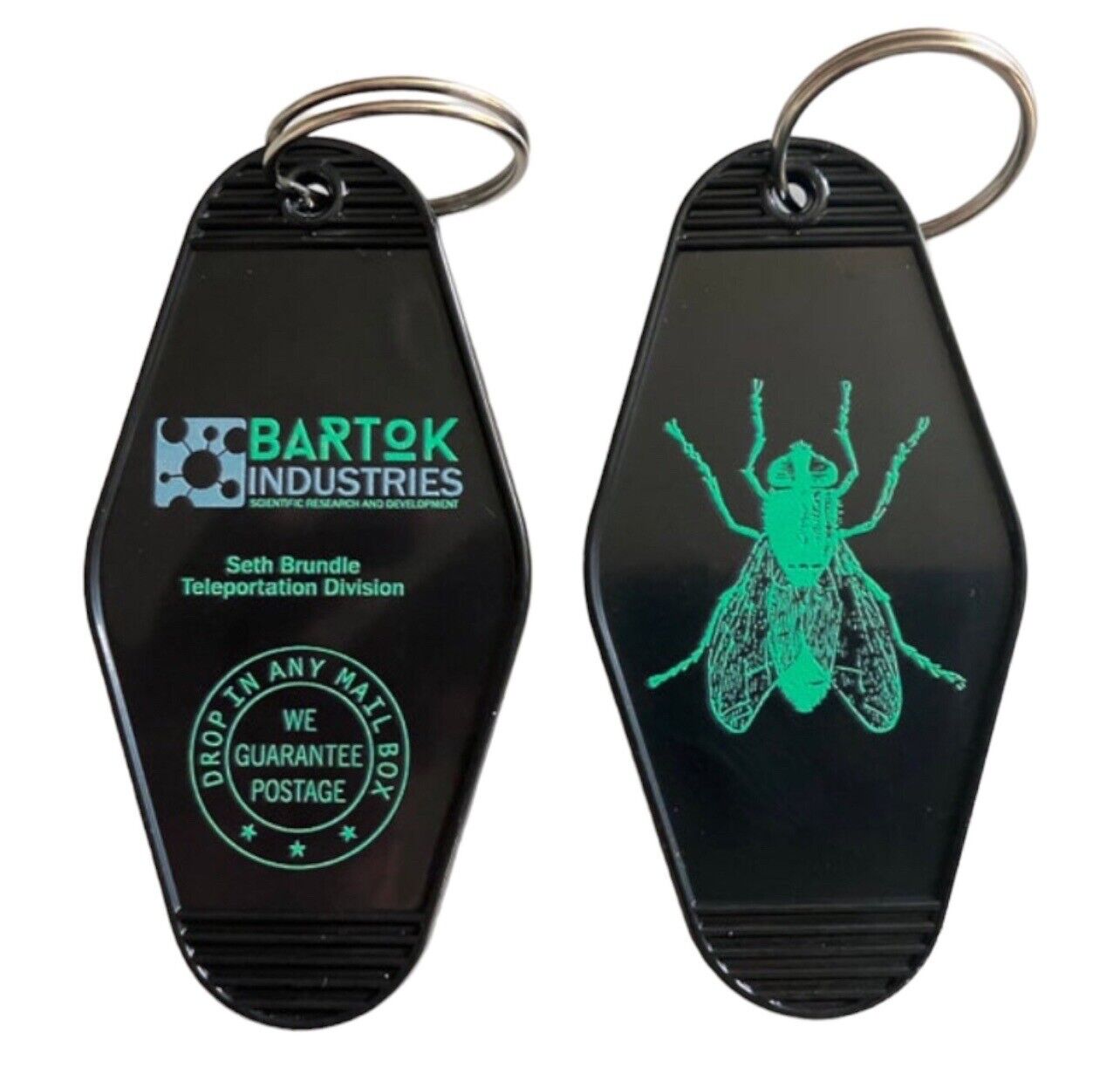 THE FLY inspired Bartok Industries Keytag
