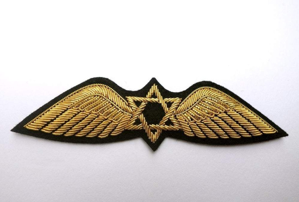 EL AL Israel Airlines Pilot Wings Patch early 1950s Quality Replica