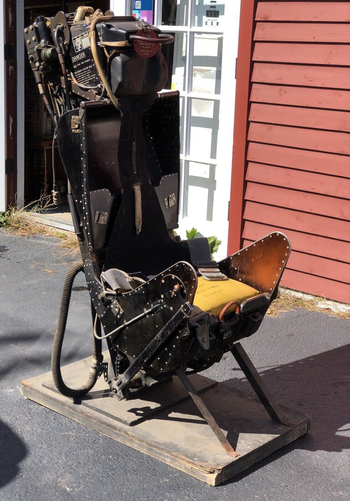 Ultra RARE Early Model Martin Baker Fighter Jet Plane Ejection Chair Seat LOOK