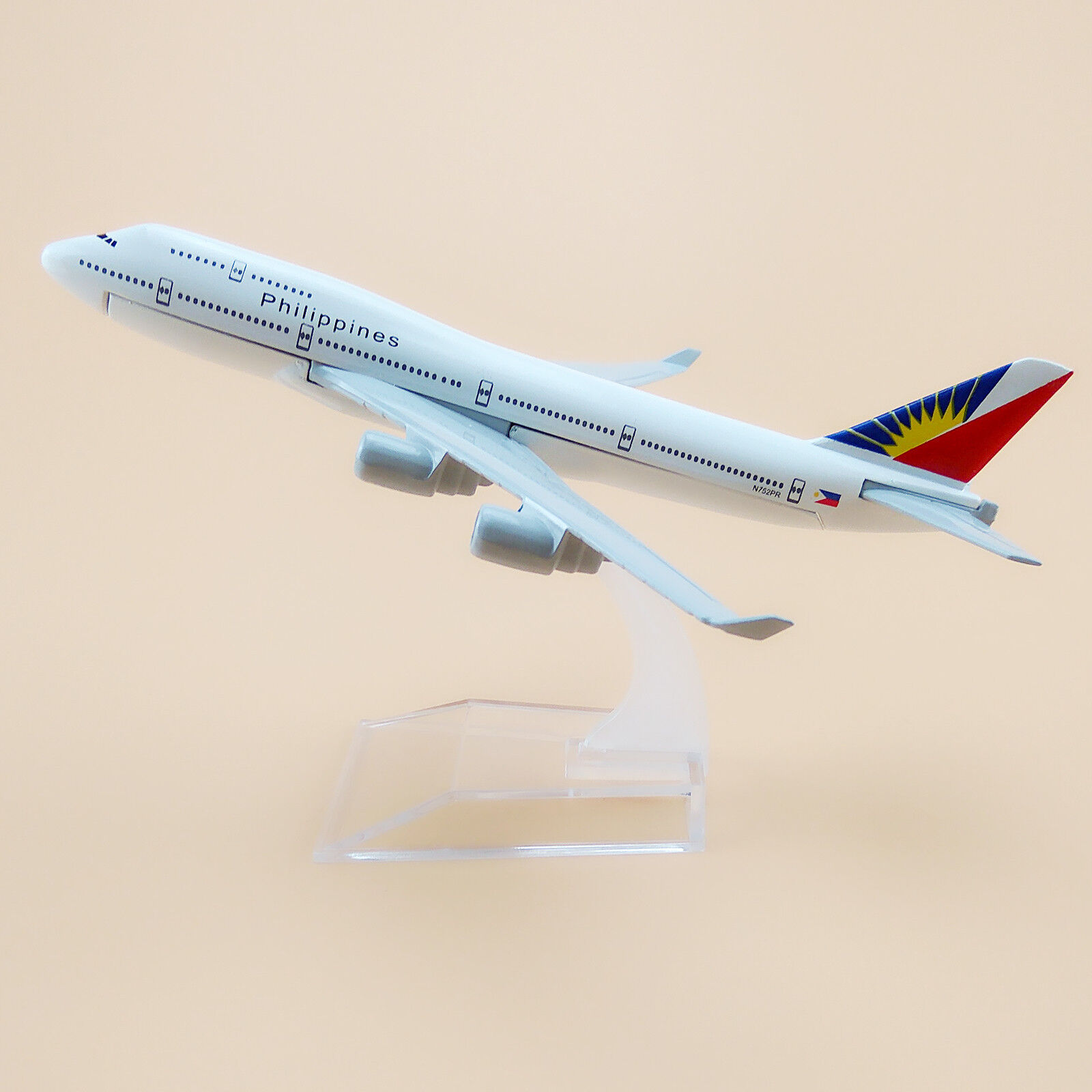 16cm Air Philippines Boeing B747 Airlines Diecast Airplane Model Plane Aircraft