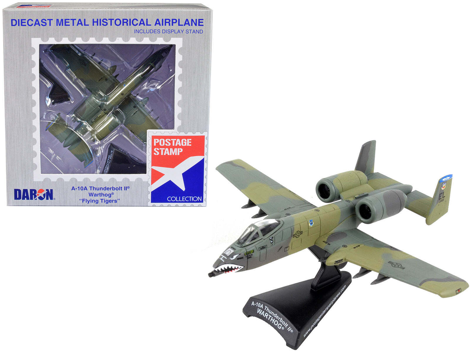 Fairchild Republic -10A Thunderbolt Warthog Flying 1/140 Diecast Model Airplane