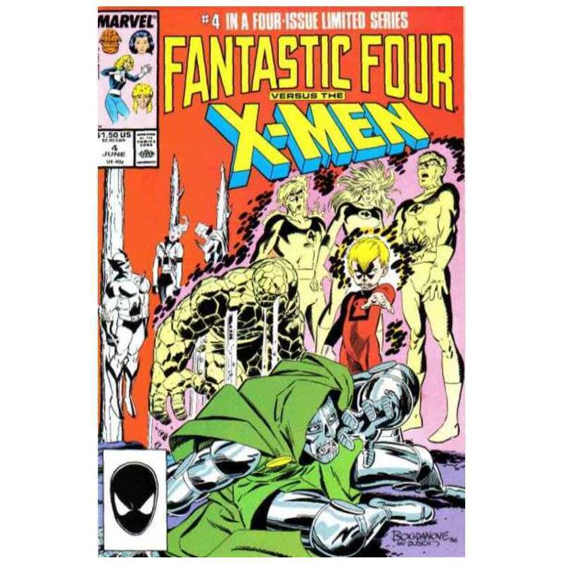 Fantastic Four vs. the X-Men #4 in Near Mint condition. Marvel comics [v:
