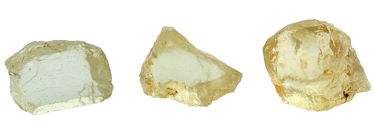 15.1 Gram RARE 3 Bright Yellow Moonstone Facet Gemstone Gem Rough EBS419B/2924