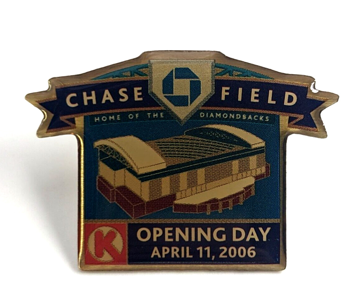 2006 Chase Field Arizona Diamondbacks Opening Day Circle K MLB Promo Lapel Pin