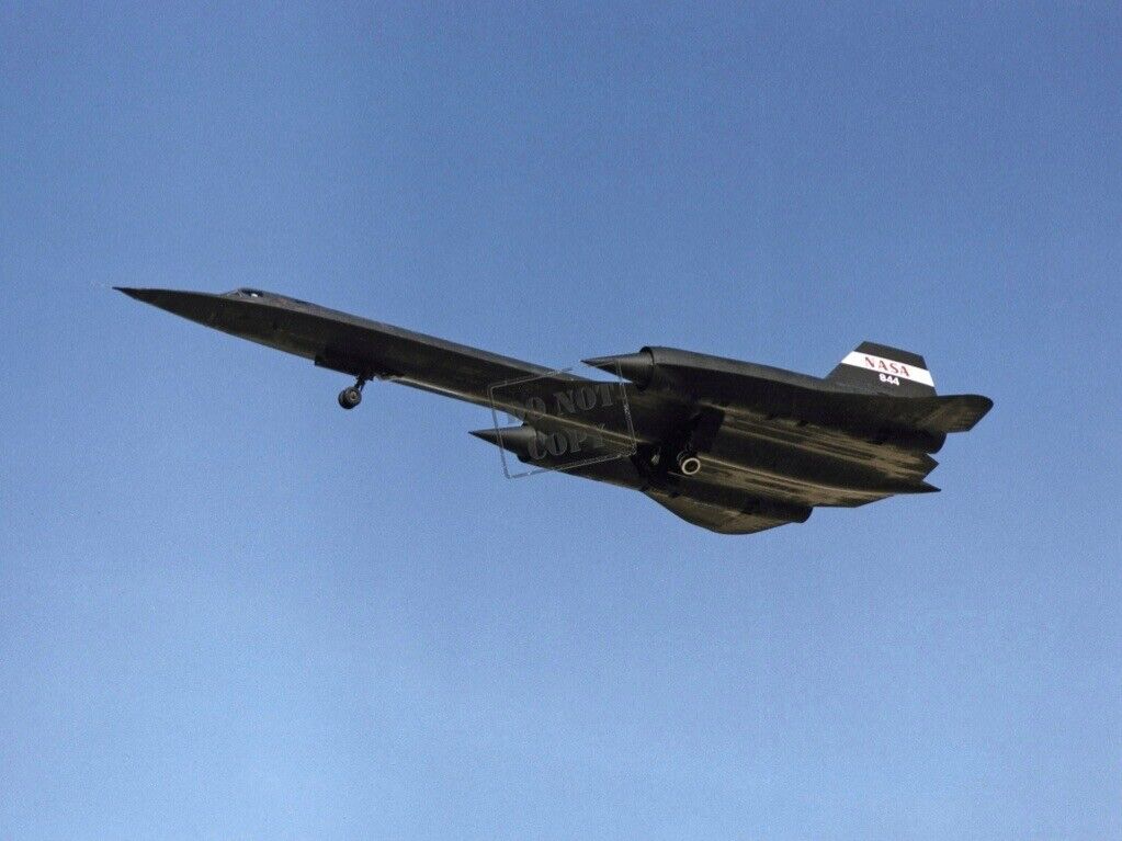 SR-71A in Flight from Below at Takeoff \