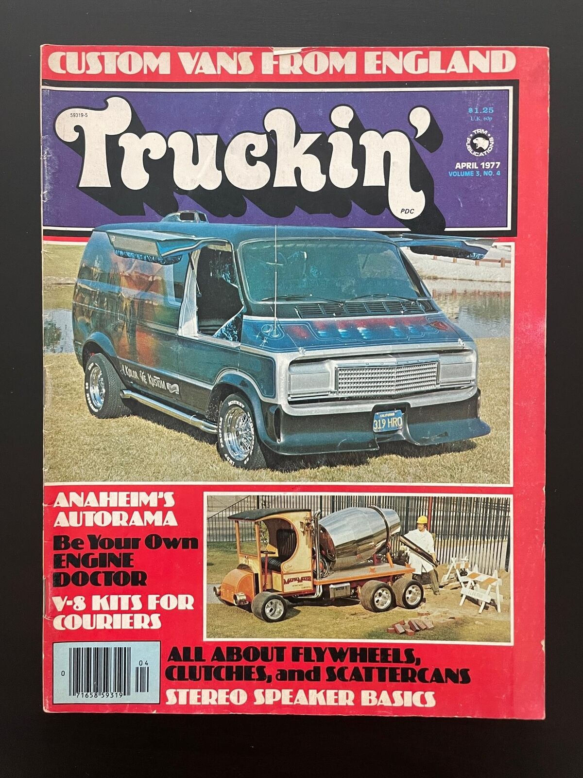 Truckin\' Magazine Vol.3 No.4 April 1977 Custom Vans Anaheim Variety Show