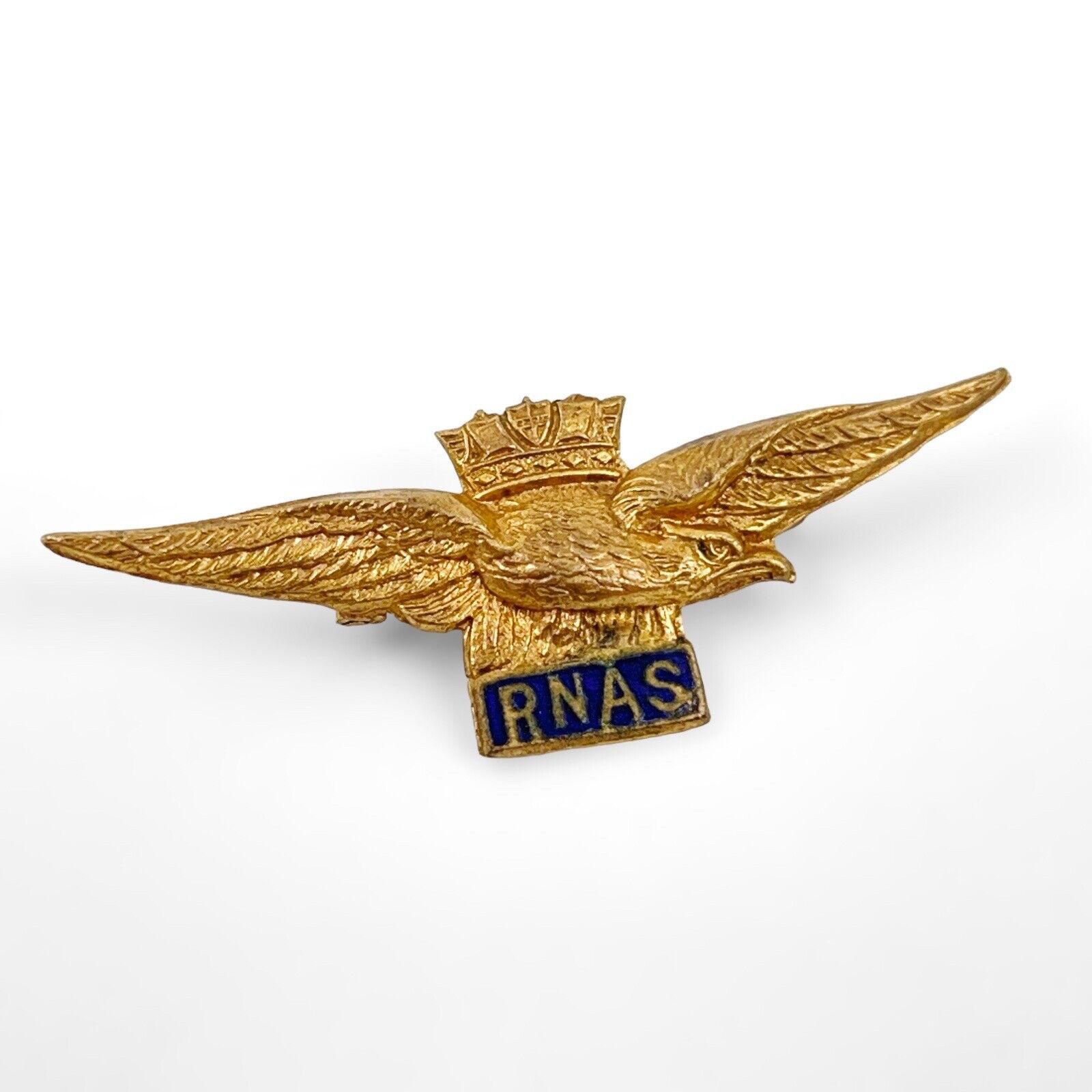 WWI British Royal Naval Air Service (RNAS) Sweetheart 9ct Gold Pin