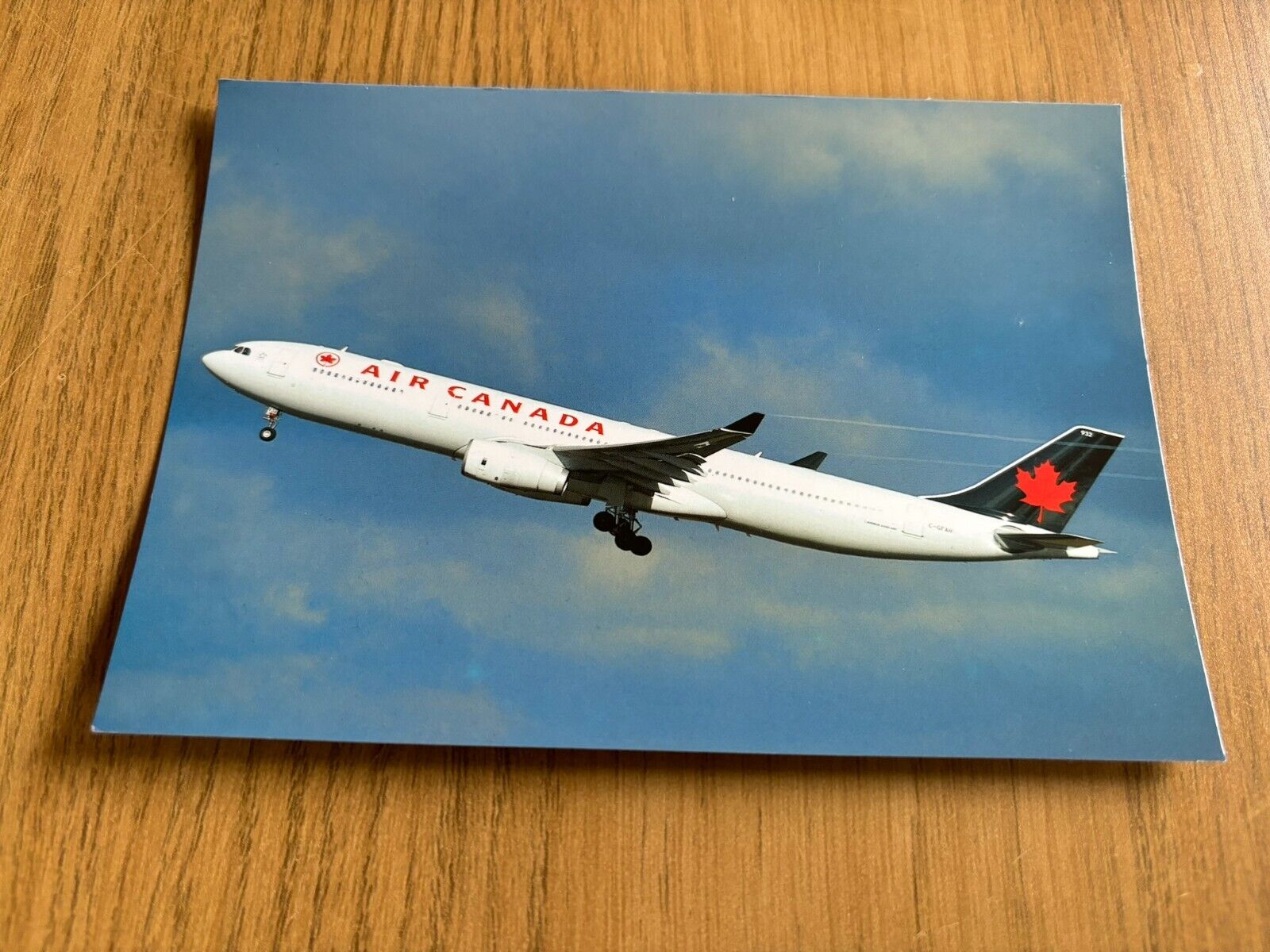 Air Canada Airbus A330-300 aircraft postcard