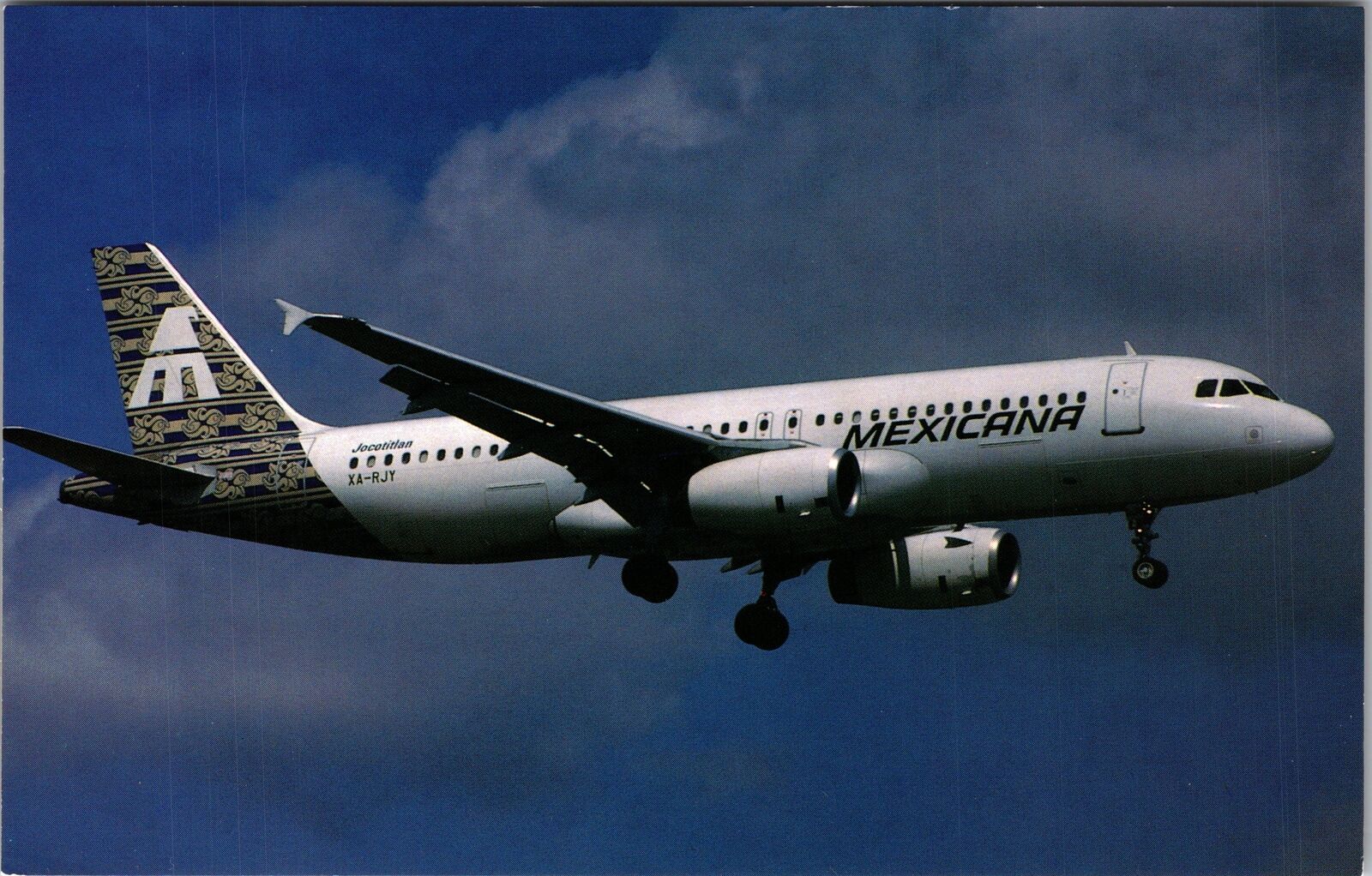 Airbus Industrie A320-231, Planes, Transportation, Vintage Postcard