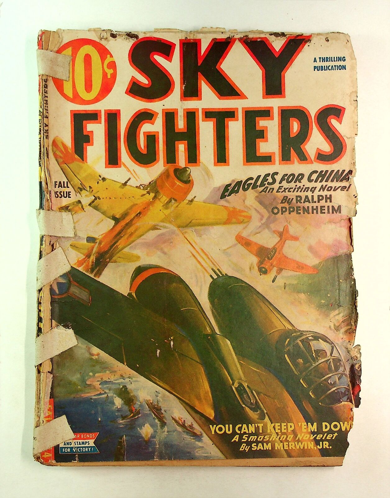 Sky Fighters Pulp Sep 1944 Vol. 31 #2 PR Low Grade
