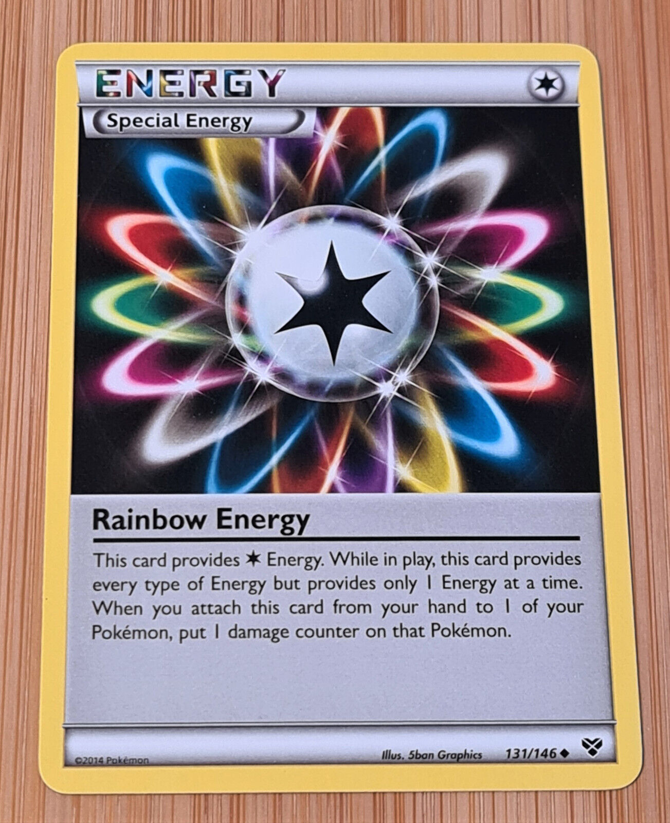 Rainbow Energy # 131/146 Uncommon XY 2014 Pokemon English Mint