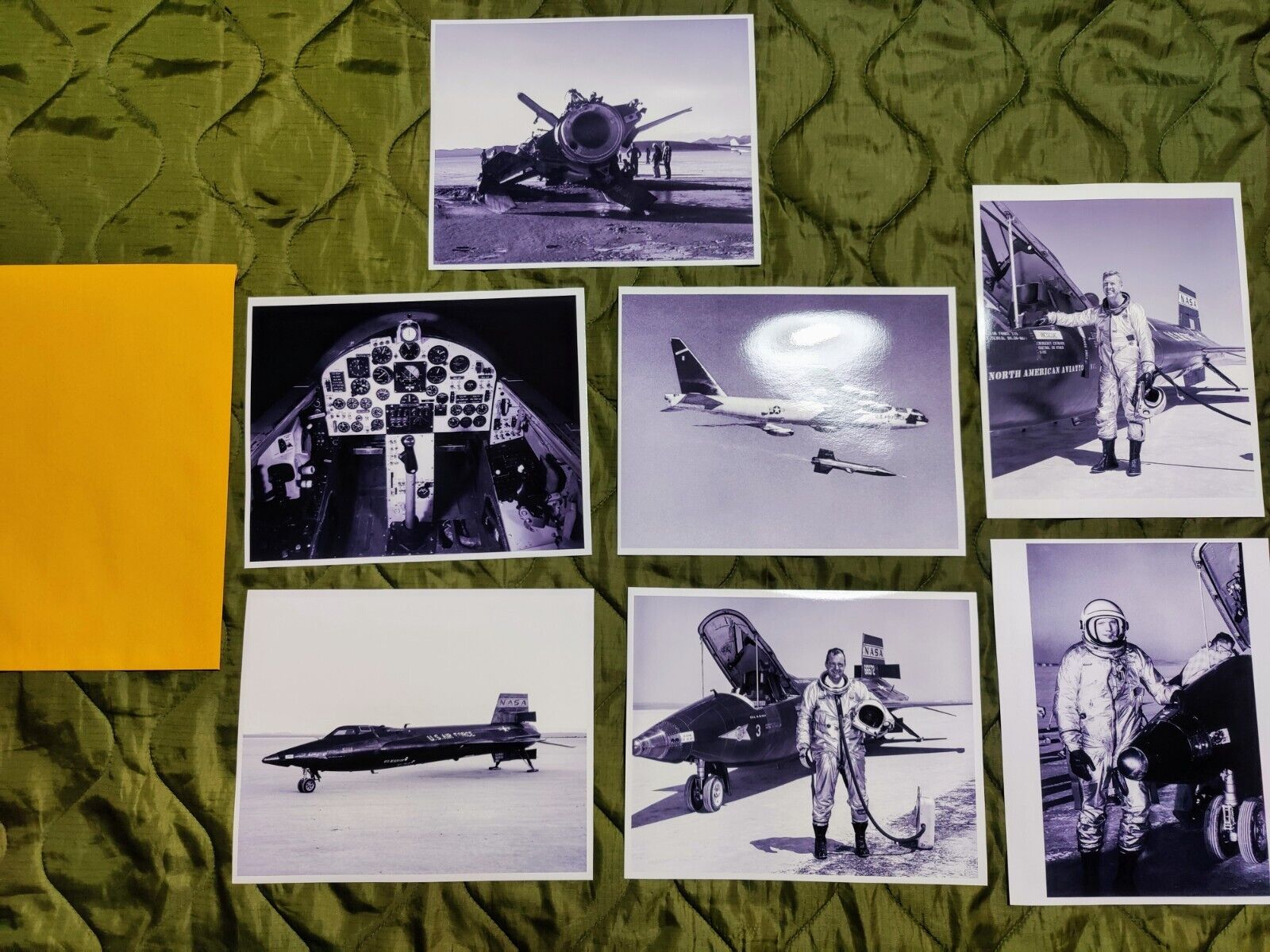 Set Of seven X-15 Aircraft Photos. NASA. North American Aviation. 8x10 Copies 