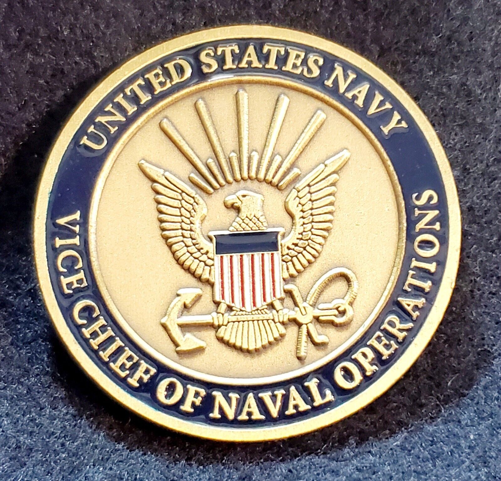 Vice Chief of Naval Operations CNO Admiral Mark Ferguson III NAVY Challenge Coin