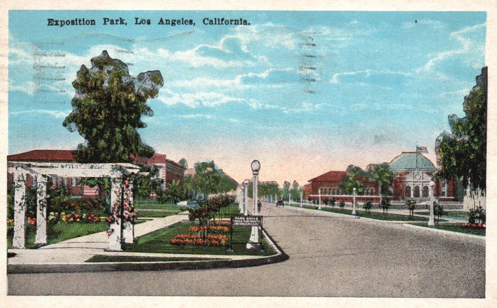 Postcard CA Los Angeles California Exposition Park 1924 WB Vintage PC f5933
