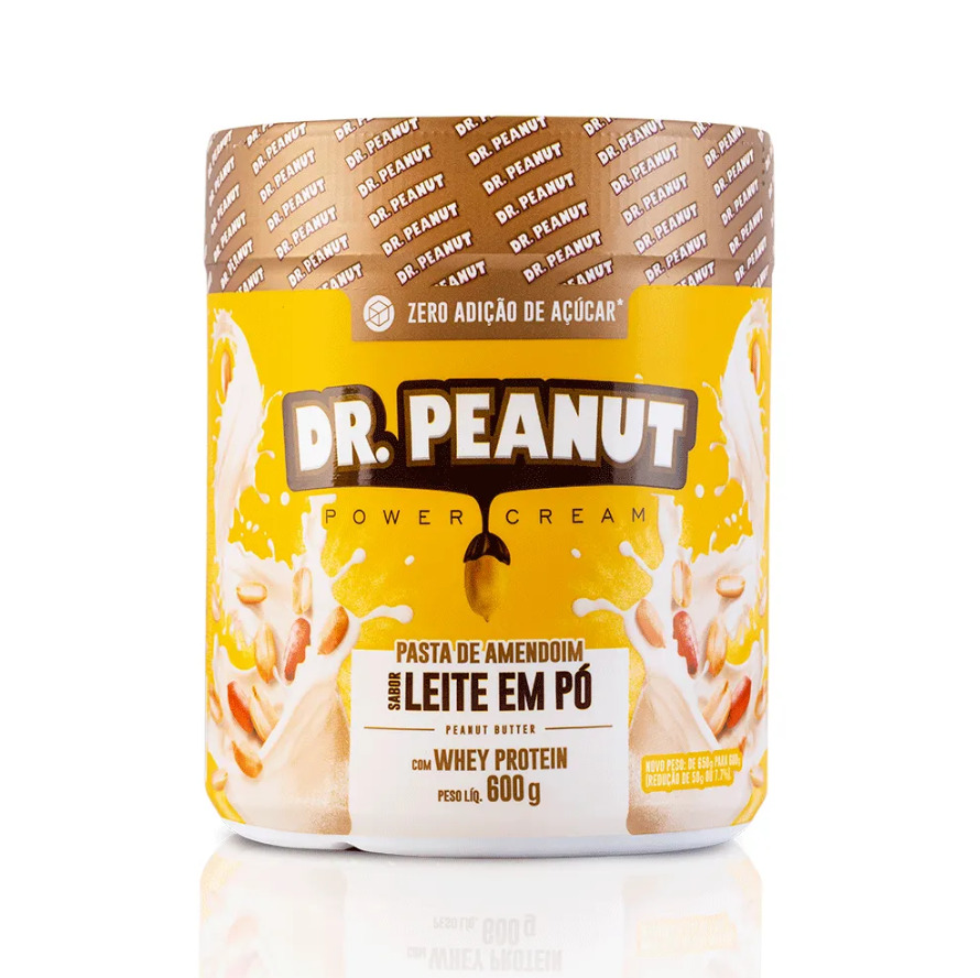 Dr Peanut Butter From Brazil 600g Creamy Butter for Snacks - Whey Protein