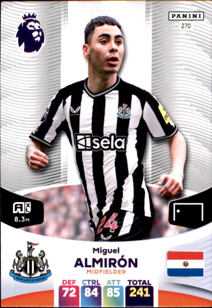 Premier League Trading Card 270 - Miguel Almiron - Basic Card - 2023/2024