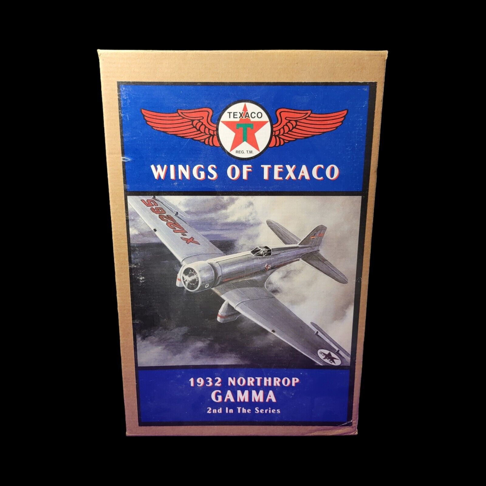 1992 ERTL WINGS OF TEXACO AIRPLANE MODEL 1932 NORTHROP GAMMA 2ND SERIES NEW