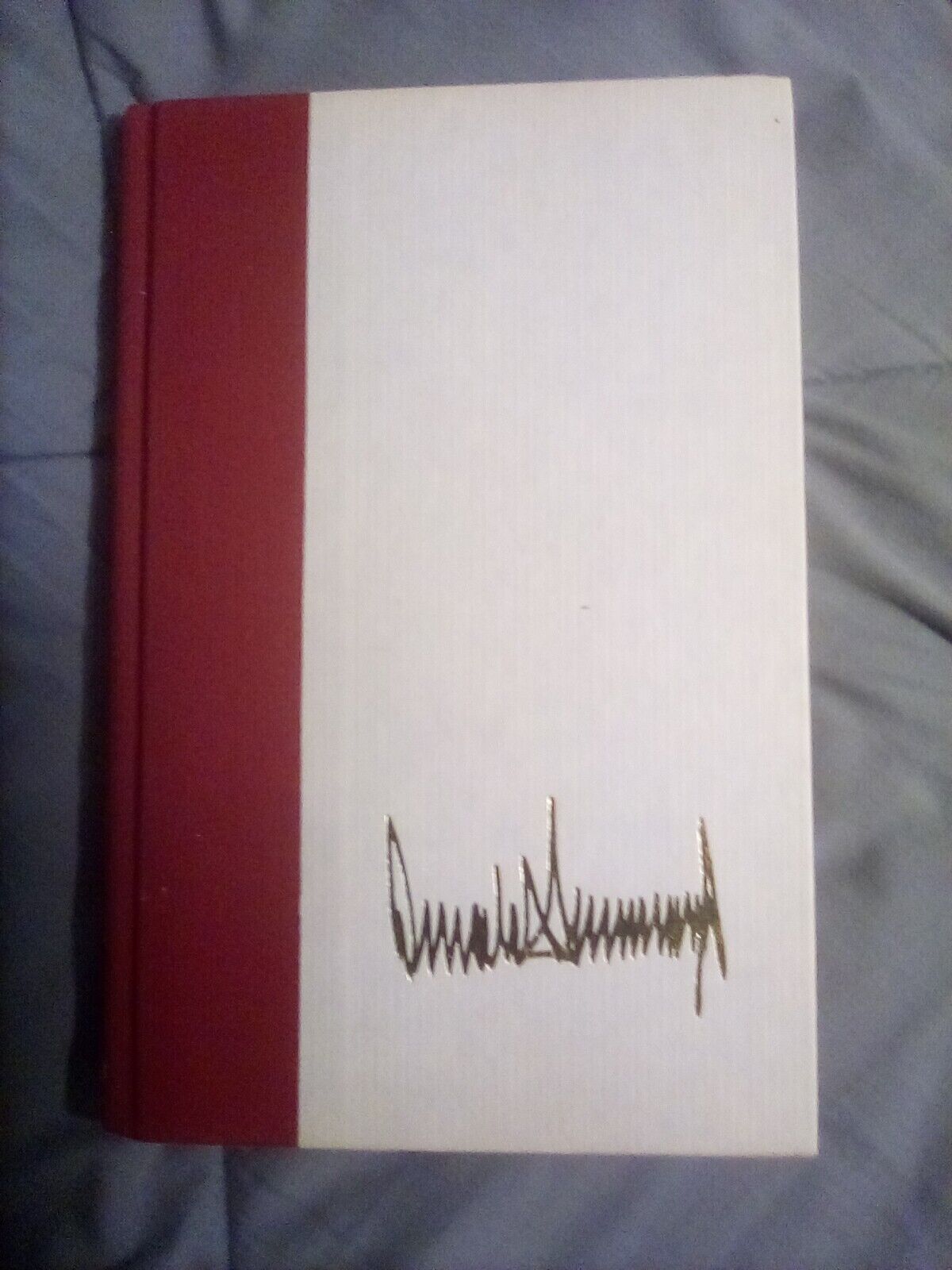 DONALD TRUMP SIGNED BOOK.  SURVIVING AT THE TOP     HARD COVER ENGRAVED