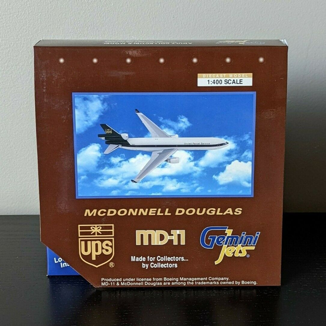 Gemini Jets 1:400 Scale UPS McDonnell Douglas MD-11F CORPORATE OLD CS (GJUPS292)