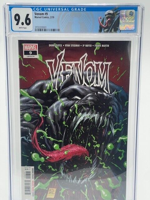 Venom #9 CGC 9.6 Custom Venom Label 1st Full Appearance of Dylan Brock Big Key