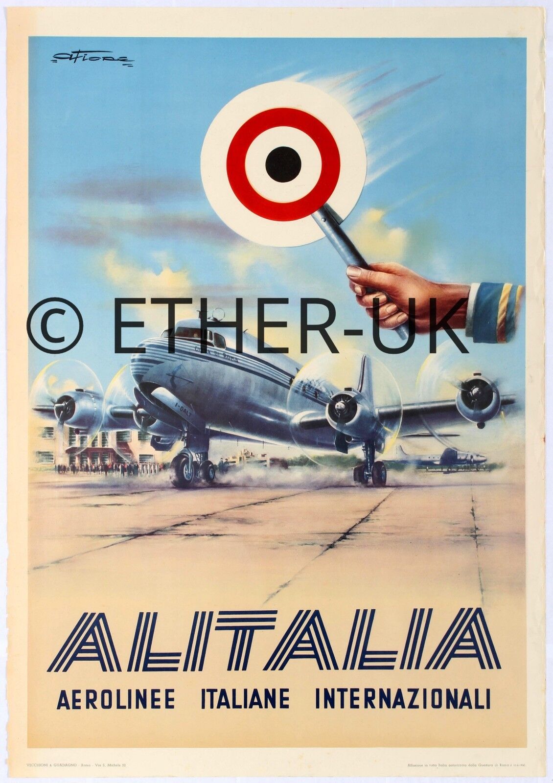 Retro Vintage Aviation Posters A4 Size - QANTAS, TWA, AER LINGUS, Alitalia, KLM