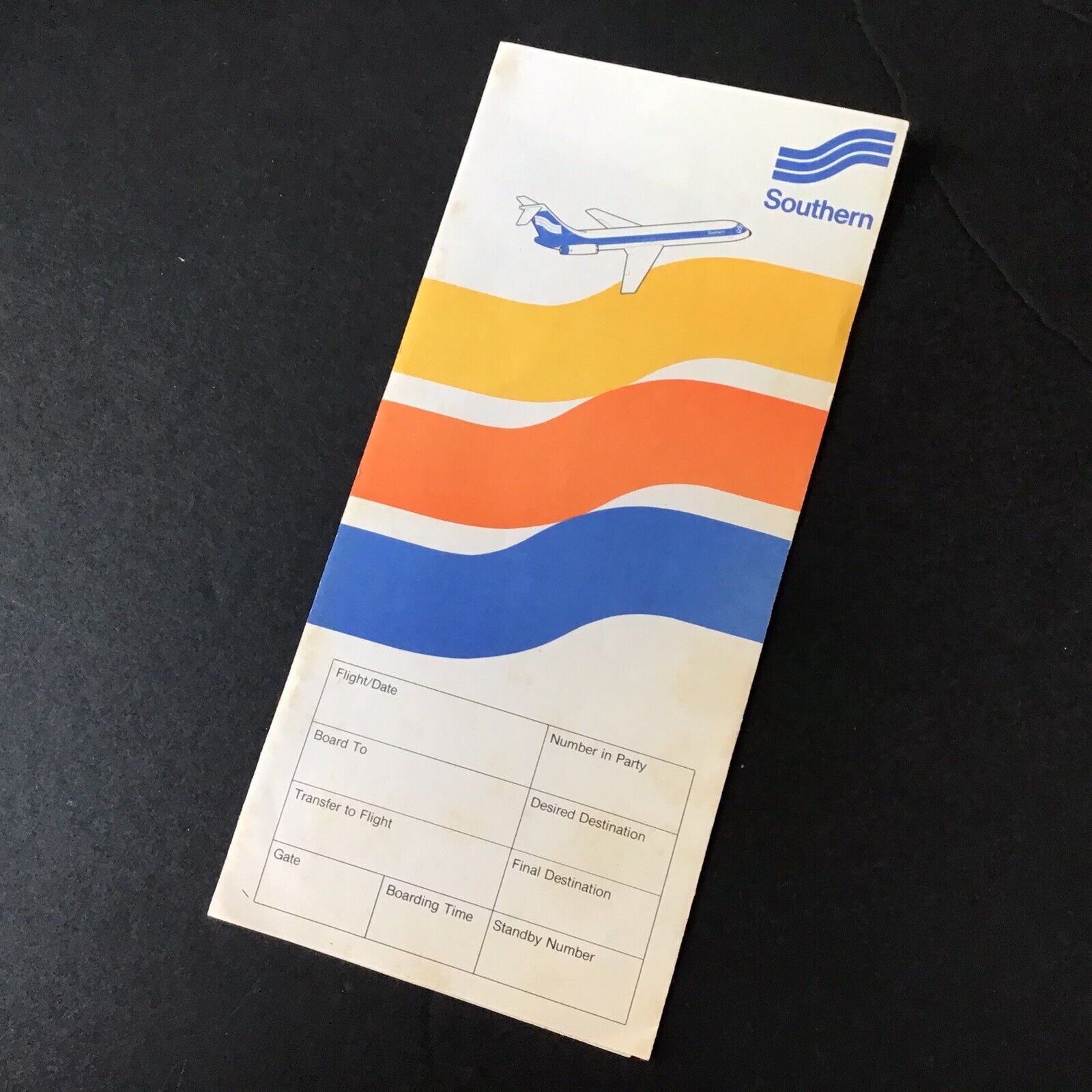 Southern Airways Ticket Jacket - 70’s Vintage Airline