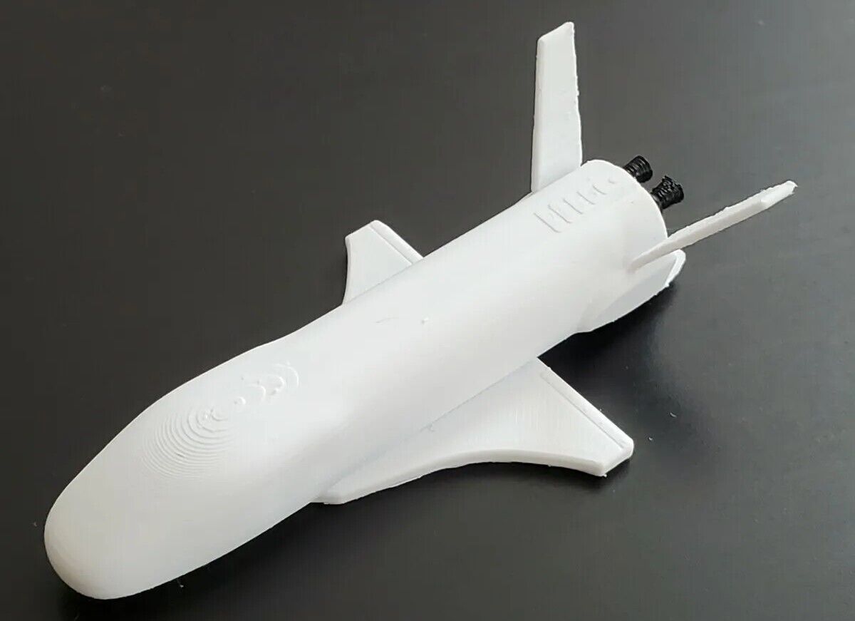 3D Printed Boeing X37B Orbit Test Spacecraft in 1/50 Scale model. Made in USA