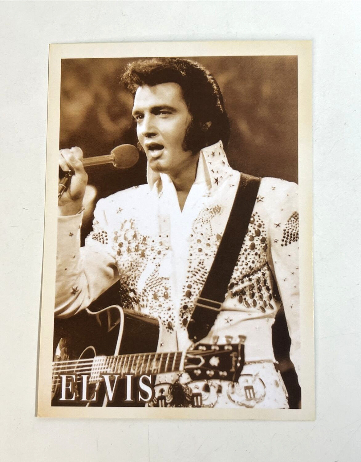 Postcard Elvis Presley from Promo Photo NEW 5.5 in. X 4 in. Size